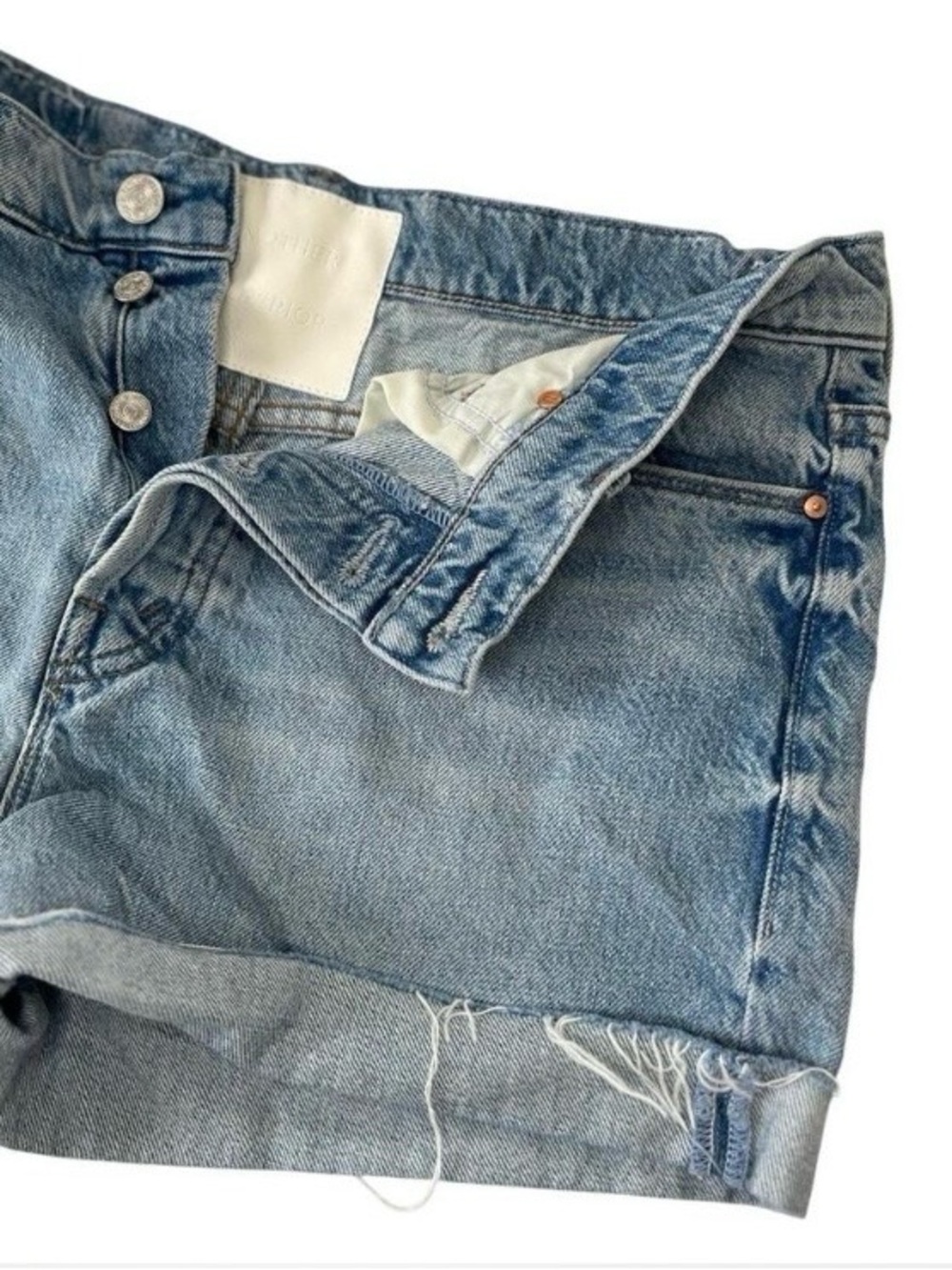 MOTHER Light Wash Blue Denim Jeans